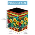 thumbnail image 2 of ERJLKXP Small Pen & Pencil Holder for Desk Organization,Bohemian Ethnic Flower Desktop Stationery Storage for Office Supplies and Makeup Brush Organizer, 2 of 6