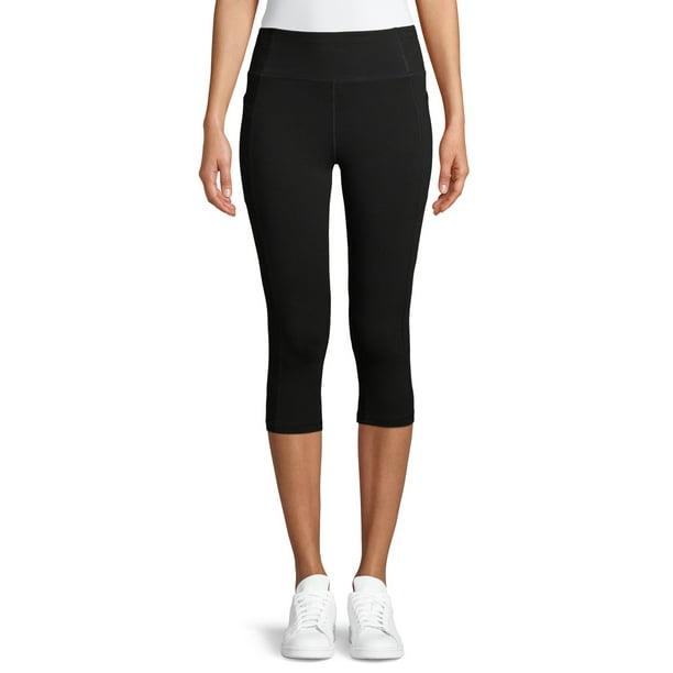 athletic works women's capris with side pockets