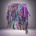 thumbnail image 2 of Angala Carnival Performance Clothing Colorful Fringed Waist Towel Belly Dance Sequined Fringed Towel Performance Clothing Dance Skirt. Beautiful Stylish Women's Skirt, 2 of 3
