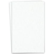 Parchment WHITE 12X18 (Ledger) Paper 80C Cardstock - 125 PK -- Classic 12-x-18 Large size Card Stock Paper - Business, Card Making, Designers, Professional and DIY Projects