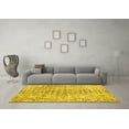 thumbnail image 3 of Ahgly Company Indoor Rectangle Abstract Yellow Contemporary Area Rugs, 2' x 3', 3 of 4
