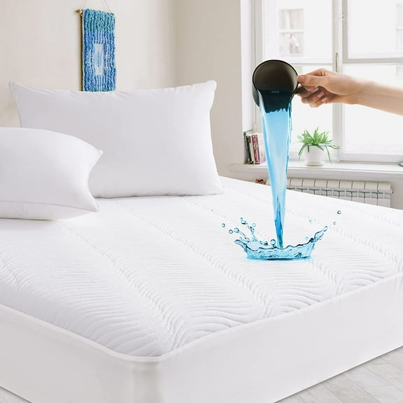 MarCielo Waterproof Knit Mattress Protector - N/A Twin