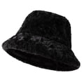 thumbnail image 1 of Gorro de pescador de piel sintética para mujer, gorro cálido de moda para exteriores, gorro de pescador de felpa Sherpa para invierno, 1 of 5