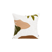 KOSSMAI Forest Style Variant Material Square Cushion Cover & Insert Throw Pillows for Sofa Couch Chair Home Deco 17.7" X17.7"
