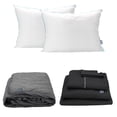 thumbnail image 1 of Juego de Sábanas King Size Royal Negro + Protector Lux + Almohadas Royal Twin, 1 of 8