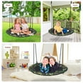 thumbnail image 5 of Patiojoy 40" Flying Saucer Tree Swing Set Outdoor Round Swing w/Adjustable Hanging Ropes for Children Tree Park Backyard, 5 of 10