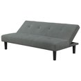 Serta Easton Modern Futon, Gray Fabric