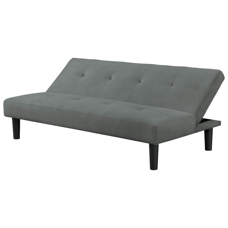 Serta Easton Modern Futon Gray Fabric Walmart