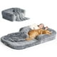 thumbnail image 1 of Cama para perros humanos EHEYCIGA, plegable, ortopédica, espuma viscoelástica, gris, 1 of 9