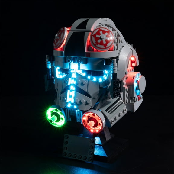 Kyglaring Led Light Kit Compatible with Lego 75429 at-at Driver Helmet Building Set (Model Not Included)