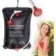 thumbnail image 1 of Portable Solar Shower Camping 20L Fast Heating to 45C with Removable Hose, Adjustable Head, Foldable Design for Trekking, Hiking, Travel Shower with S, 1 of 4