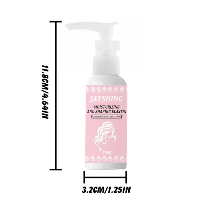 Crema para el cabello HUOGUO, hidratante y estilizado, elastina, 50 ml