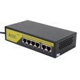 thumbnail image 1 of 6 Port POE Switch, 4 10/100mbps POE Ports, 2 10/100mbps UP Link Ports At 65W for IP Cameras WLAN Access Points, IP Phones, with Advanced Auto Sensing Algorithm, 1 of 7