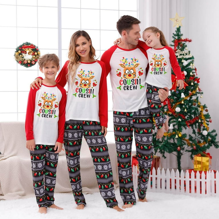 Generic Parent-Child Christmas Pajamas Matching Family Christmas
