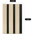 thumbnail image 4 of INTIGE Wood Panels for Wall and Ceiling, 4.92"x 7.68" Wall Panels for Interior Wall Decor - 3 Pack, 4 of 6