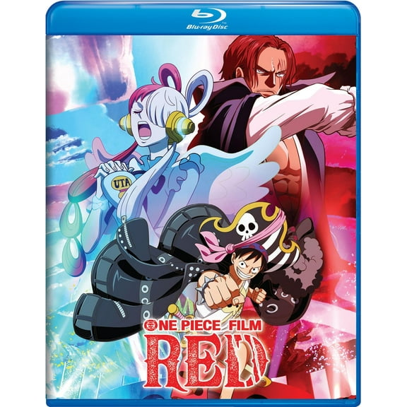 One Piece Film Red (Walmart Exclusive) (Blu-ray) Art Card CrunchyRoll Action, Adventure