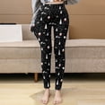 thumbnail image 3 of Gibobby Leggings de Navidad para mujer Leggings informales de invierno para mujer, pantalones capri térmicos con cintura elástica, pantalones de entrenamiento(Negro,G), 3 of 5