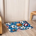 thumbnail image 6 of Football Polyester Non-Slip Door Carpet Kitchen Mat Floor Rug - Machine Washable, 6 of 6