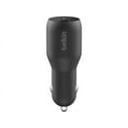 thumbnail image 4 of Belkin 36-Watt Dual-USB Car Charger - Power Delivery 2 18W USB-C Ports with PPS Charging Apple iPhone 14, 14 Pro, 14 Pro Max, iPhone 13, 13 Pro, 13 Pro Max Samsung Galaxy, AirPods - USB-C Charger, 4 of 5
