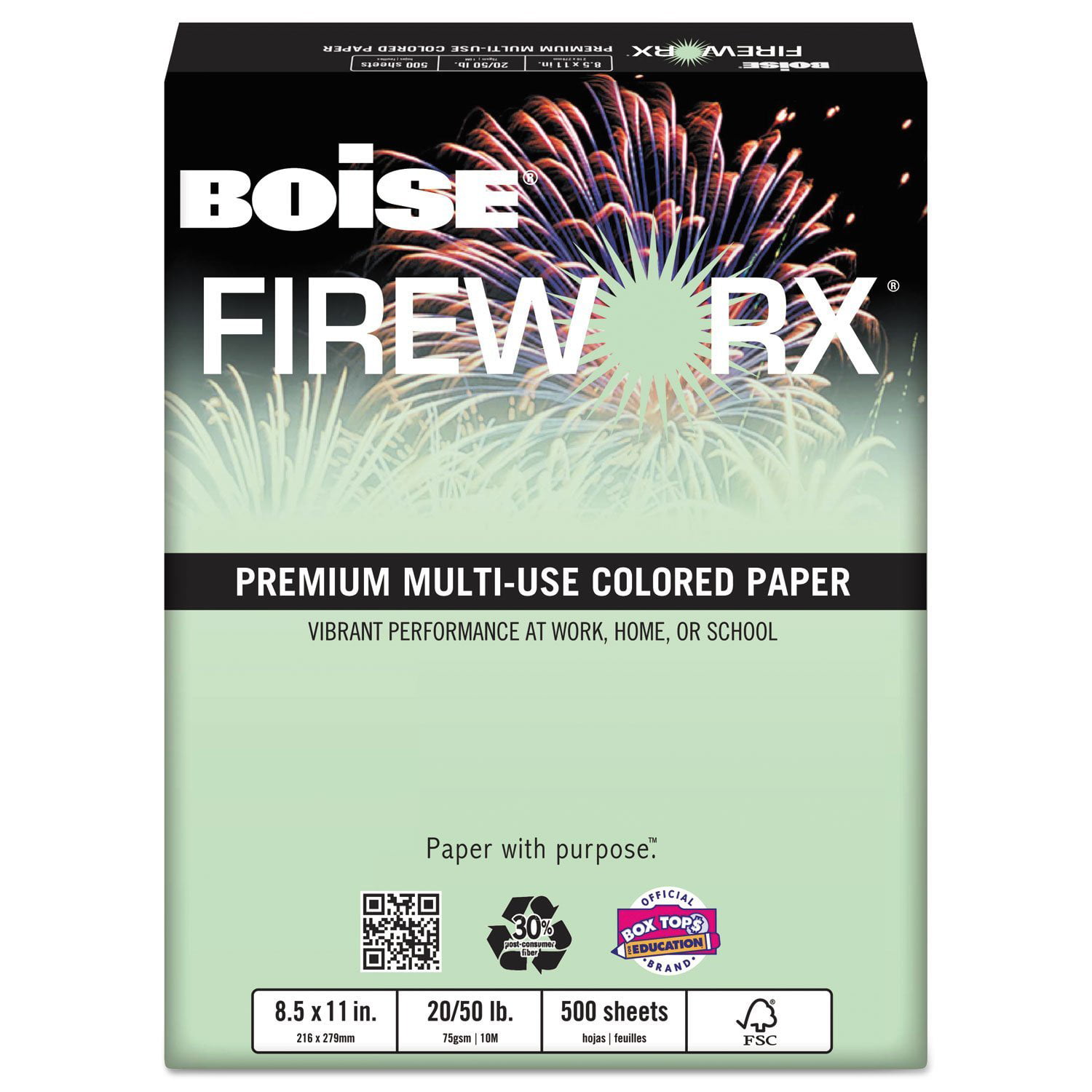 Boise FIREWORX Multipurpose Colored Paper 