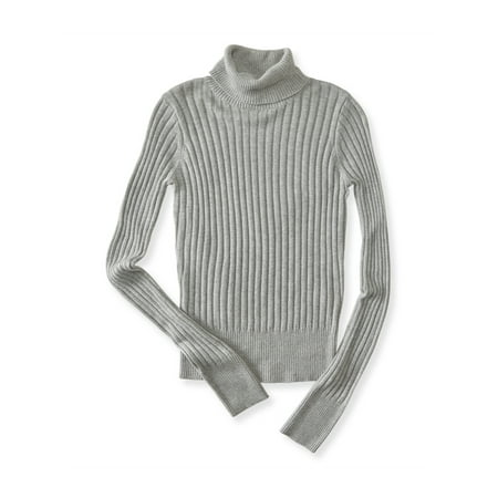 - Aeropostale Juniors Ribbed Turtleneck Knit Sweater