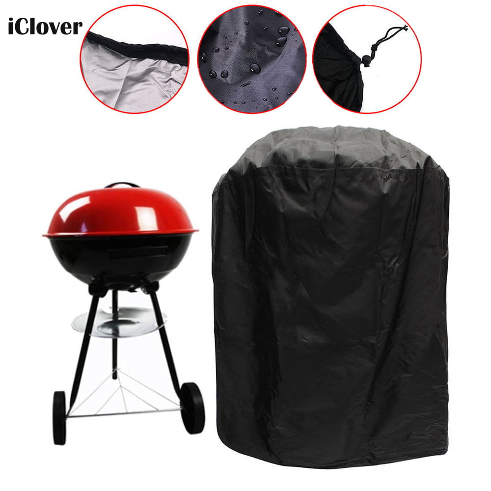 BBQ Gril Barbeque Kettle Cover Protector Replacement Waterproof Black Dustproof 