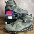 thumbnail image 1 of Ni - ke Air Jordan 8 Retro Take Flight Undefeated Size 9.5 305381-305 Army Green OG Rare, 1 of 5