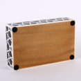 thumbnail image 6 of Handicrafts Home Handmade Modern Wooden Decorative Jewelry Storage Organizer Box with Lid - Keepsake Box for Home Decor, Accessories, Collectibles - Zellij, 10X4.5X2.5 inch, 6 of 8