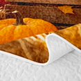 thumbnail image 5 of Erosebridal Pumpkin Harvest Quilt King 3 Pieces,Happy Fall King Coverlet Set,Gold,1 Bedspread and 2 Pillowcases, 5 of 7
