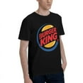 thumbnail image 2 of Burger King Logo Men'S Basic Short Sleeve T-Shirt Vogue Black Medium, 2 of 8