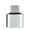 Silver, variant on Huanledash Charger Adapter Charging Data Transmission Mini Type-c to USB Female Converter for Mobile Phone