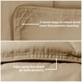 thumbnail image 3 of Southshore Fine Living, Inc. Vilano Springs Premium Quality Bedding, Full/Queen Comforter, Taupe, 3 of 9
