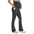 thumbnail image 1 of Pantalones CRZ YOGA Butterluxe Maternidad Acampanados 31" Bolsillos Gris L, 1 of 5