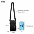 thumbnail image 2 of Crossbody Cell Phone Bag, TSV Small Waterproof Nylon Shoulder Purse Wallet with Adjustable Strap for Women, 2 of 8
