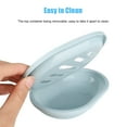 thumbnail image 4 of 1Pc Soap Holder, PP Plastic Soap Dish with Drain to Easy Cleaning Soap Saver Dry Stop, 2-Layer Slotted Mushy Soap Tray for Bathroom, Grey, 4 of 7