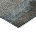 thumbnail image 4 of 10' X 14' Gray Black And Brown Abstract Washable Indoor Outdoor Area Rug, 4 of 5