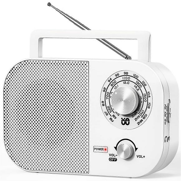 Portable AM FM Radio with Long Range Reception, Transistor Radio