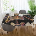 thumbnail image 3 of Yayeee Tablecloths 54" x 72" Rectangle Wrinkle Resistant Party Table Cover, Colorful Skeleton Sun, 3 of 8