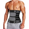 thumbnail image 1 of COMFREE Sauna Waist Trimmer Belt Men Workout Waist Trainer Sweat AB Belt with Adjustable Double Straps, 1 of 6