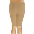 thumbnail image 3 of Vivian's Fashions Legging Shorts - Biker Length, Misses Size (Beige, S), 3 of 3
