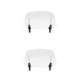 thumbnail image 4 of Transemion Riding Comfort Durable Adjustable Clip-on Motorcycle Wind Deflector Extension Spoiler Stability Easy To Install Transparent 2Set, 4 of 6