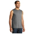 thumbnail image 4 of District Men's V.I.T. Sleeveless Muscle Tank Top Grey Frost Small, 4 of 4