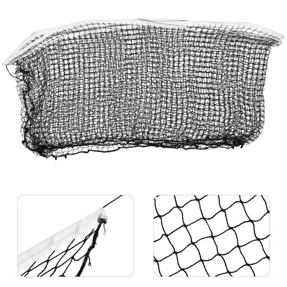 USHOBE Polypropylene Badminton Net 1Set Black for Sports Enthusiasts Fitness Competition