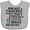 AC-Heather Grey, variant on Inktastic Breast Cancer Awareness Month Saying Boys or Girls Baby Bib