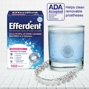 Efferdent Retainer & Denture Cleaner Tablets, Complete Clean , 44 Count
