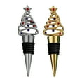 thumbnail image 6 of Shoreew 2Pcs Christmas Tree Wine Stoppers Reusable Bottle Sealers Festive Bottle Stopper Wine Cork Beverage Decor Xmas Party Favors Art Decorations, 6 of 6