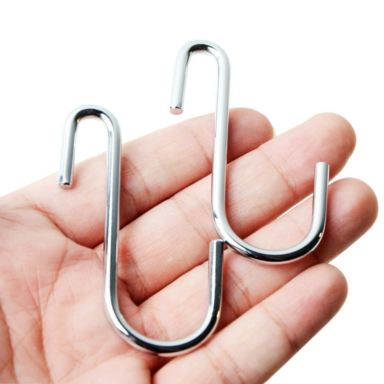 YourGift 10 Pack Heavy Duty S Hooks Black S Shaped Hooks Hanging