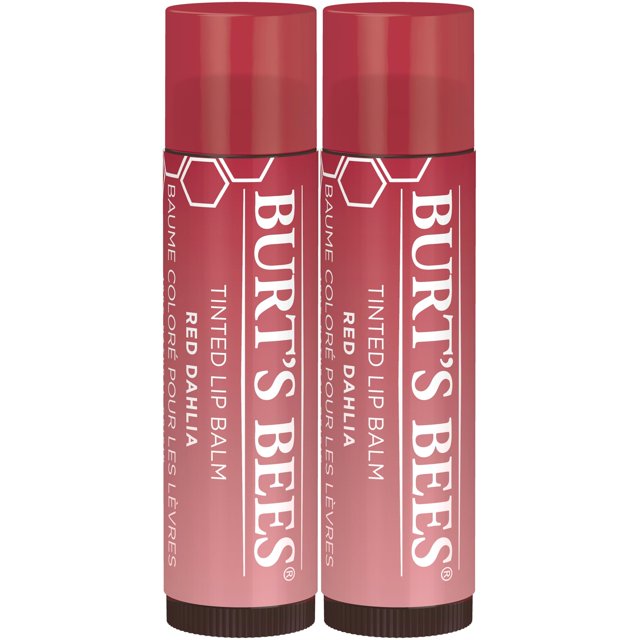 Bálsamo labial Burt's Bees Long Lasting 2 en 1 Duo Fiery Red