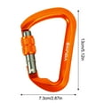 thumbnail image 2 of Mosquetón de 30kN Clips Mosquetones de montaña para escalada en roca Camping Gimnasio Rescate, 2 of 7