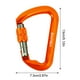thumbnail image 4 of Mosquetón Escalada 30 KN para en Camping (tornillo) Naranja, 4 of 4